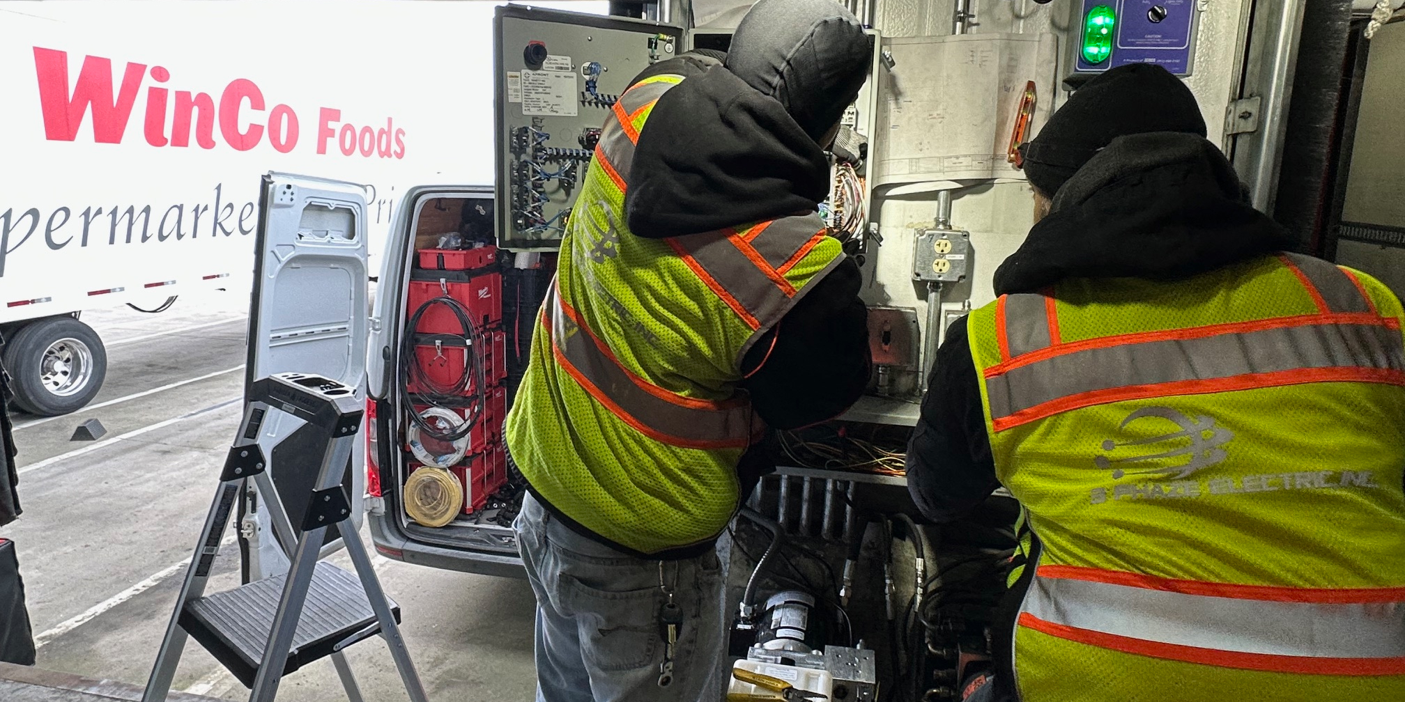 Mobile service call at WinCo Foods